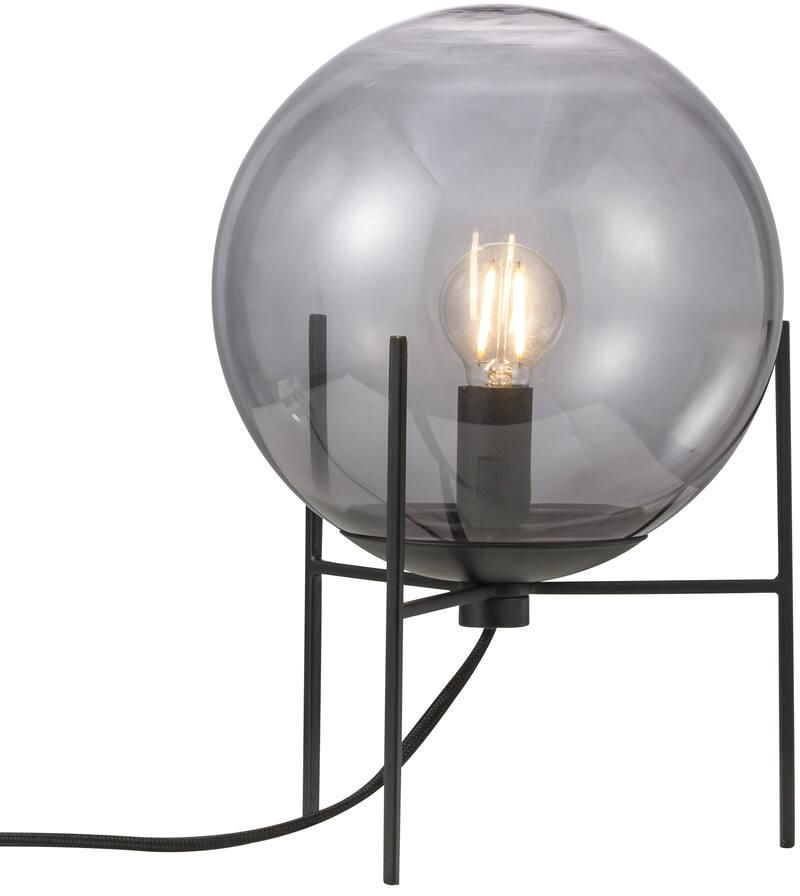 Nordlux Alton stolní lampa 1x15 W černá-kouřová 47645047