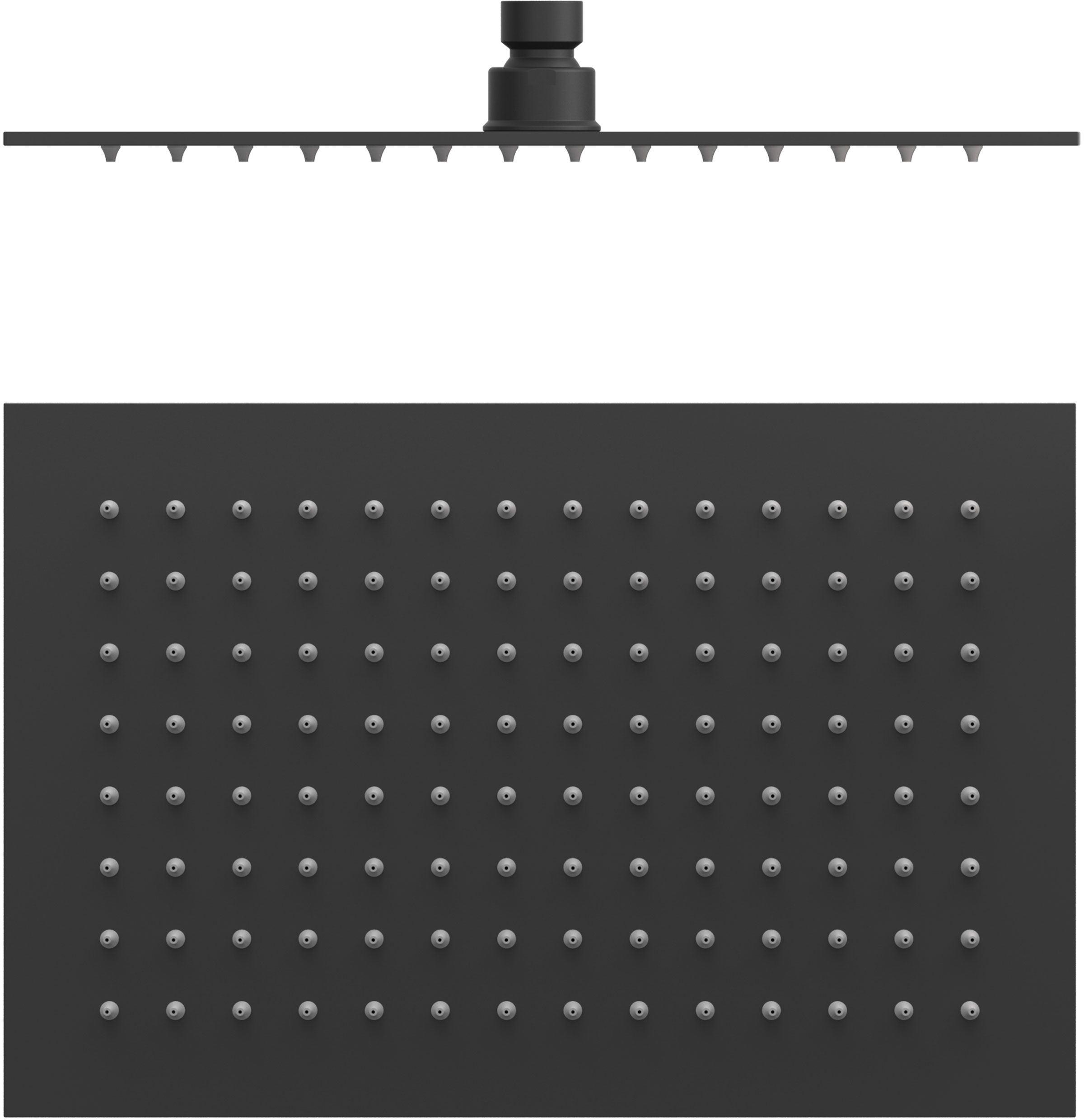 Tres hlavová sprcha 30x20 cm obdélníkový černá 134315007NM