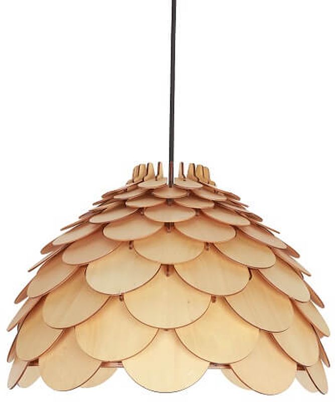 Light Prestige Burgo závěsné svítidlo 1x60 W dřevo LP-101335/1PL
