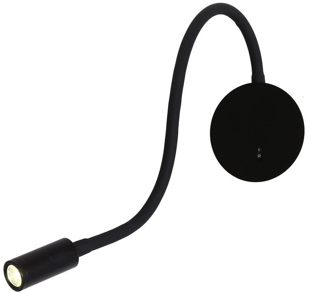 Light Prestige Senise nástěnné svítidlo 1x3 W černá LP-2021/1WBK