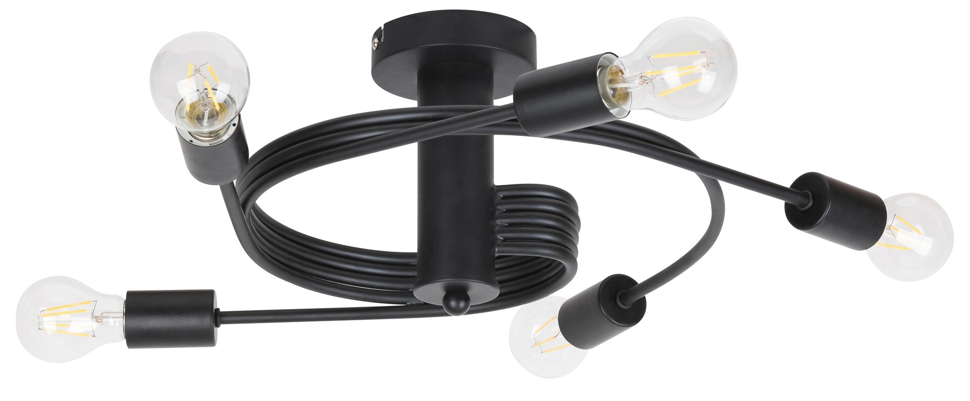 Rabalux Carly stropní světlo 5x15 W černá 2096