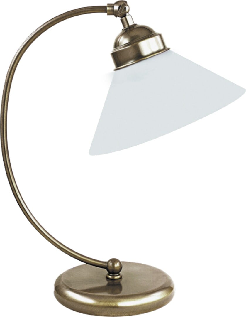 Rabalux Marian stolní lampa 1x60 W bílá-mosaz 2702