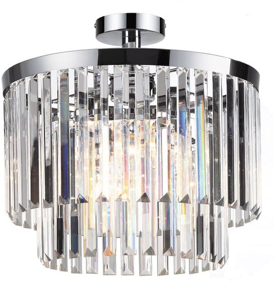 Light Prestige Vetro stropní světlo 4x40 W chrom-průhledná LP-2910/4C