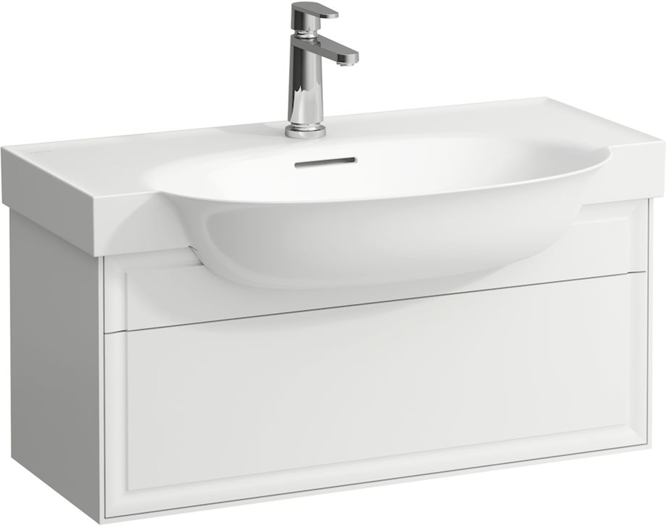 Laufen The New Classic skříňka 77.6x31.6x34.4 cm pod umyvadlo závěsná bílá H4060410856311