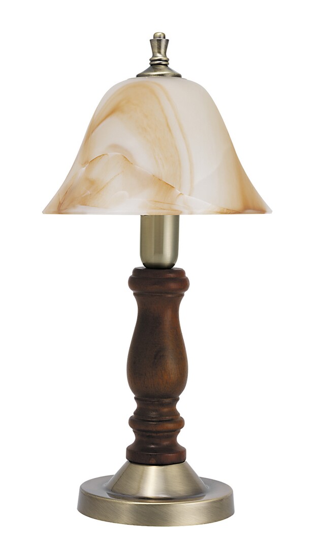 Rabalux Rustic 3 stolní lampa 1x40 W mosaz-hnědá 7092