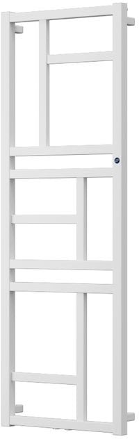 Instal Projekt Mondrian koupelnový radiátor designově 114x50 cm bílá MON-50/110D50C34