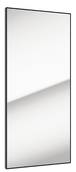 Defra Metric zrcadlo 45x100 cm obdélníkový černá 001-L-04501
