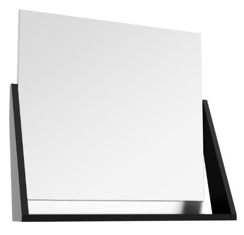 Defra Op-Arty zrcadlo 64x59 cm černá-bílá 215-L-06006