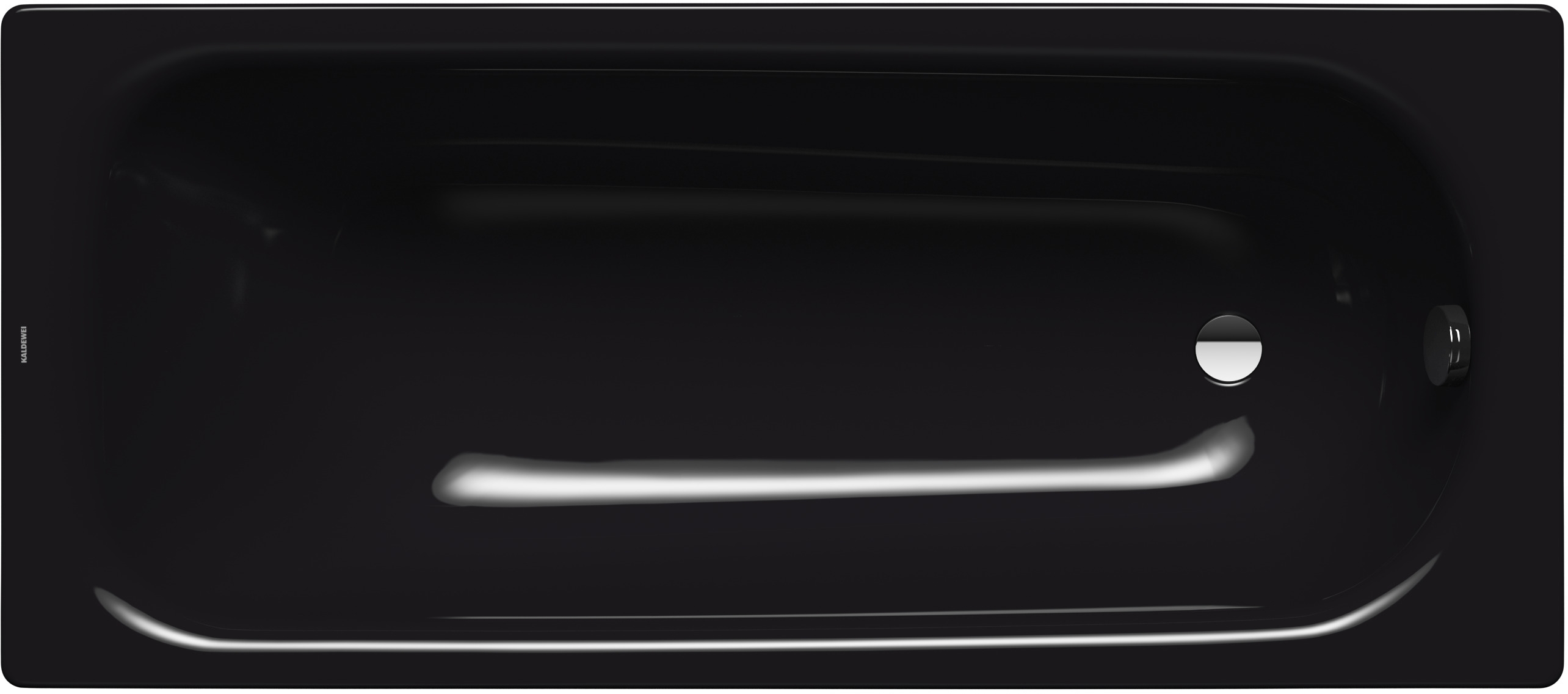 Kaldewei Saniform Plus obdélníková vana 160x70 cm černá 111700013701