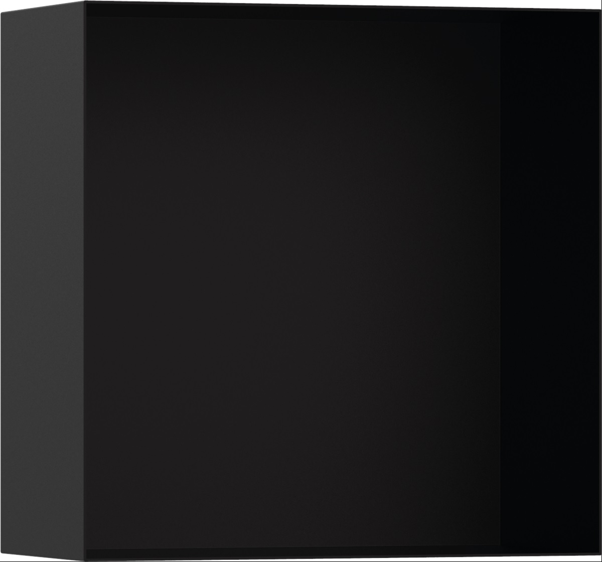 Hansgrohe XtraStoris Minimalistic zápustná polička 30 cm černá 56079670