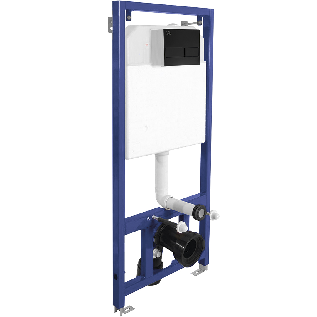 Laveo Akan podomítkový wc modul se splachovacím tlačítkem pro závěsnou mísu VSA758V