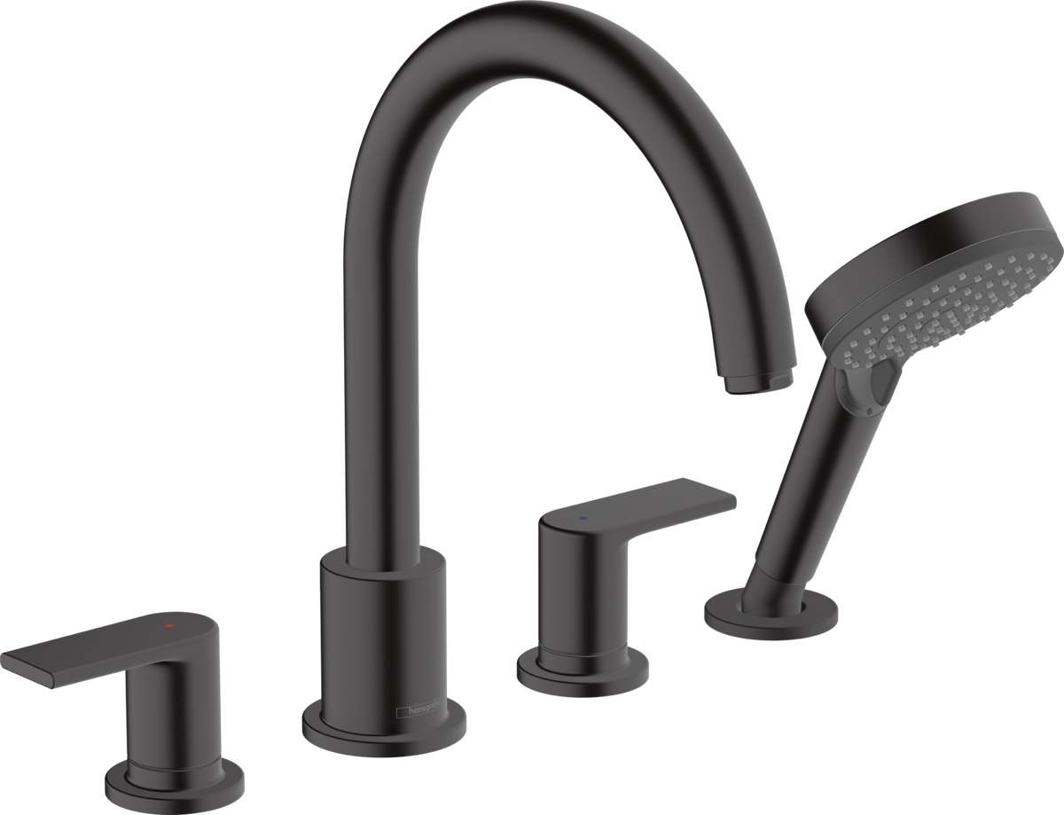 Hansgrohe Vernis Shape vanová baterie na vanu černá 71459670