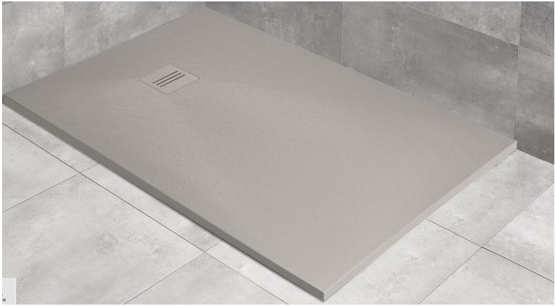 Radaway Kyntos F obdélníková sprchová vanička 180x90 cm cement HKF18090-74