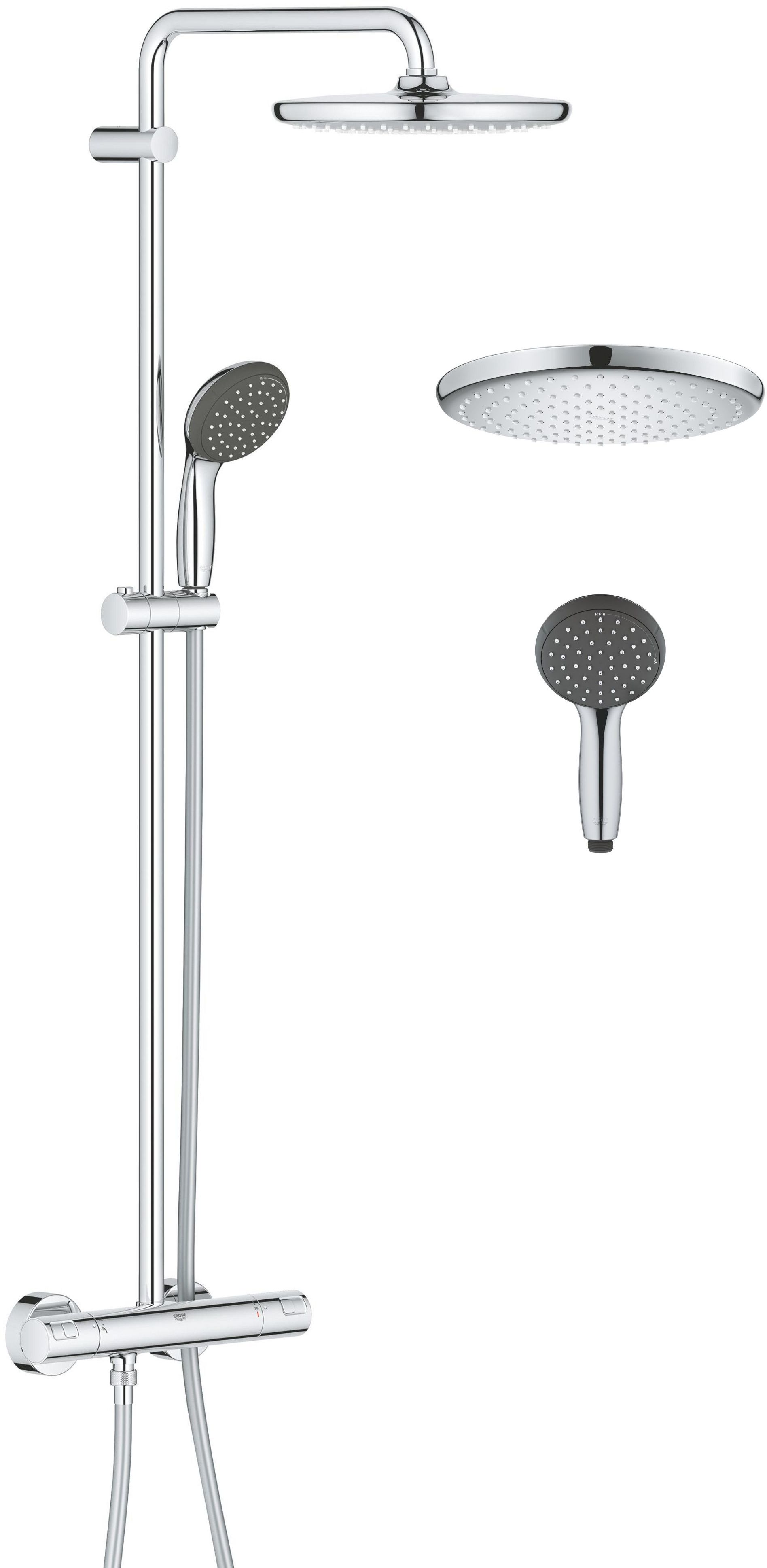 Grohe Vitalio Start Shower System sprchová sada na stěnu ano chrom 26816000