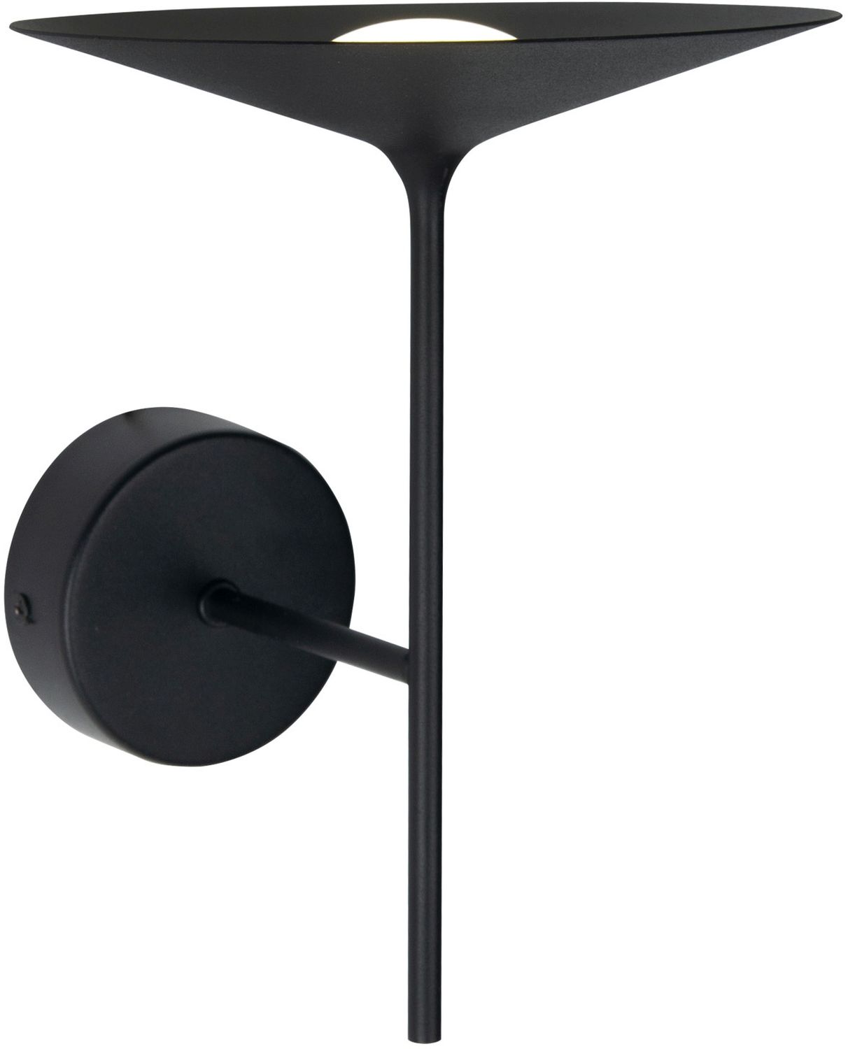 MaxLight Hana nástěnné svítidlo 1x6 W černá W0303