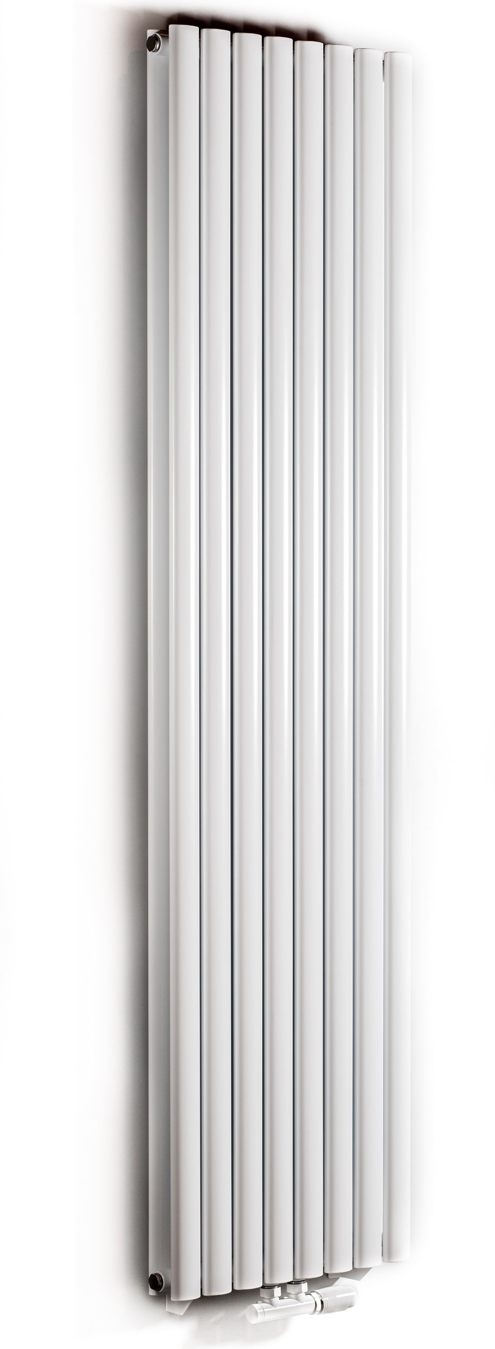 Luxrad Fortuna Podwójna dekorativní radiátor 180x41 cm podłączenie spodní bílá FORP18004109003ZDC