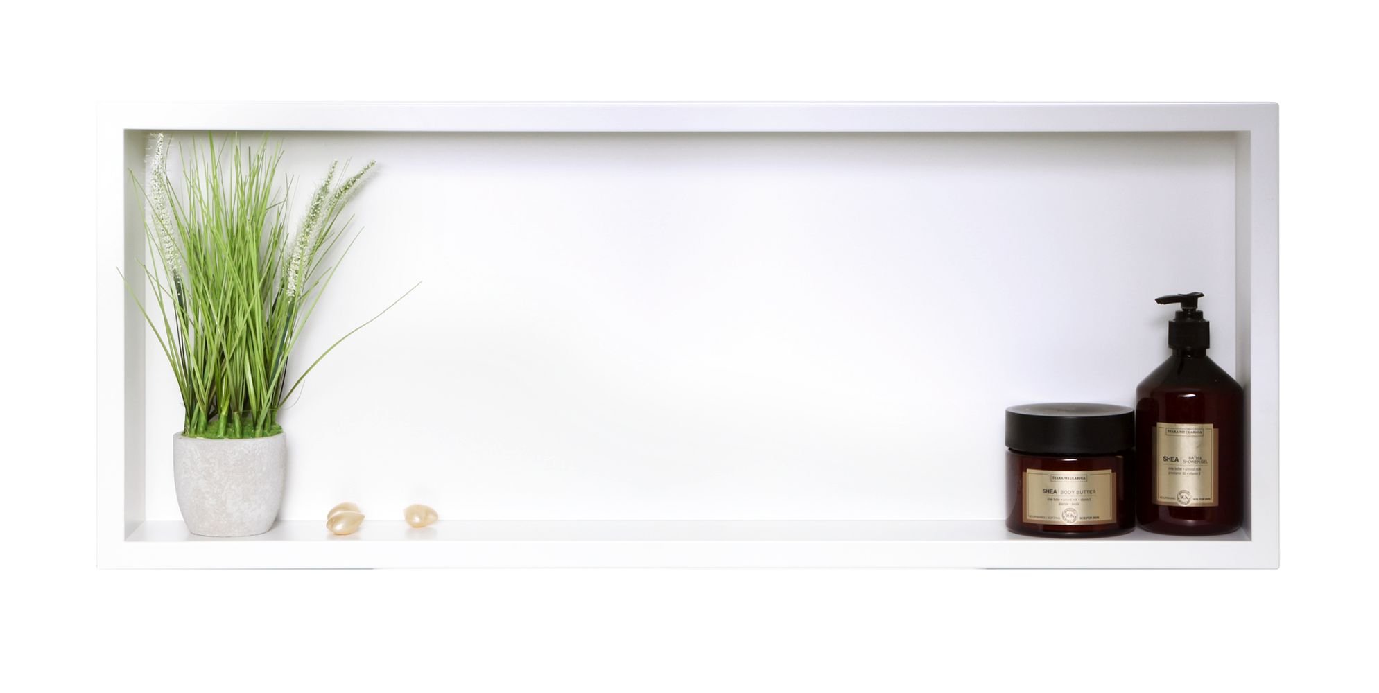 Balneo Wall-Box One White polička 90 cm bílá OB-WH6