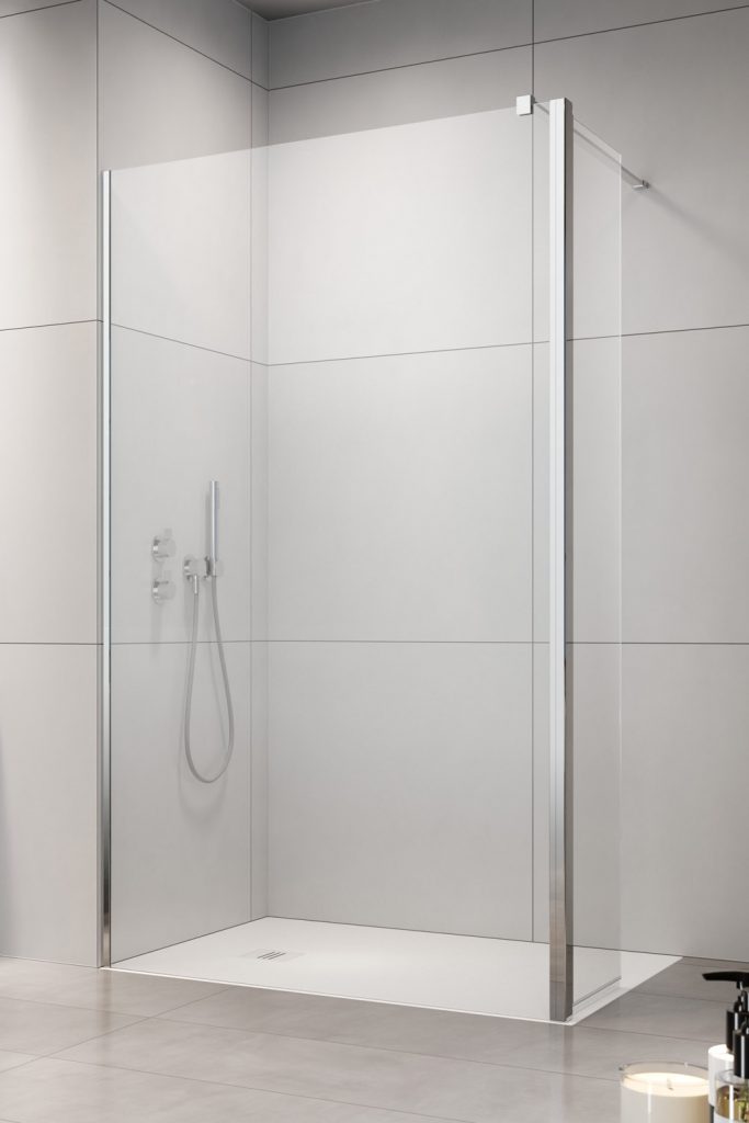 Radaway Eos Walk-In sprchová zástěna walk-in 90 cm chrom lesk/průhledné sklo 13799501-01L