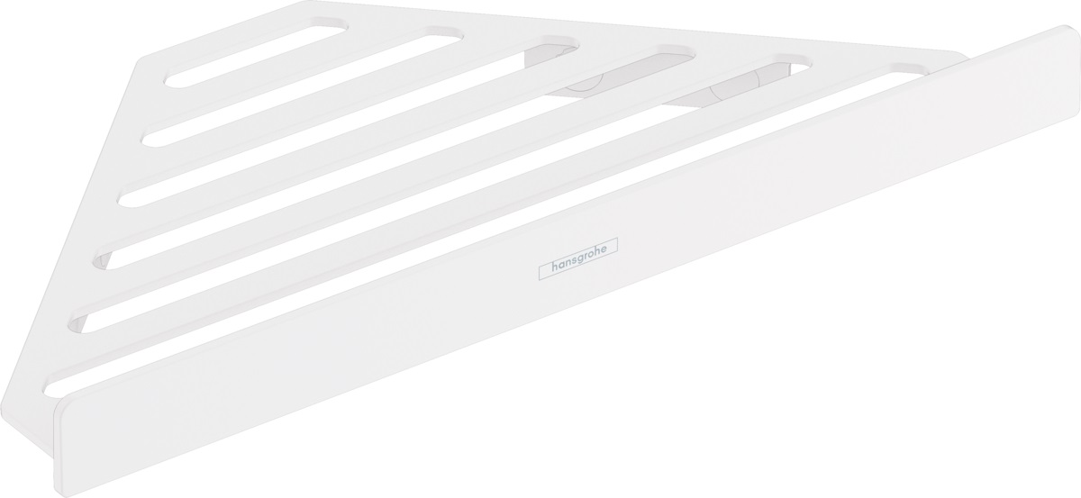 Hansgrohe AddStoris rohová polička 30.5 cm bílá 41741700