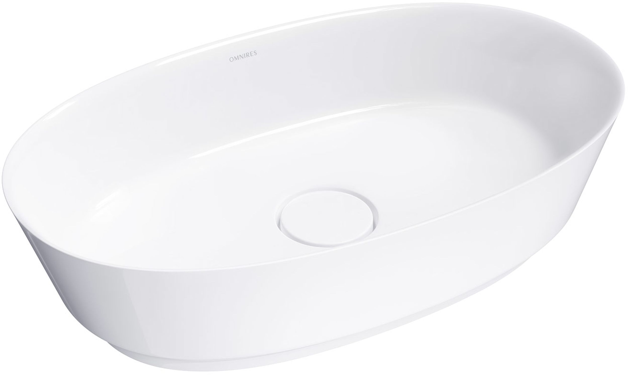 Omnires Neo M+ umyvadlo 60x36 cm oválné na pult bílá NEOUNBP