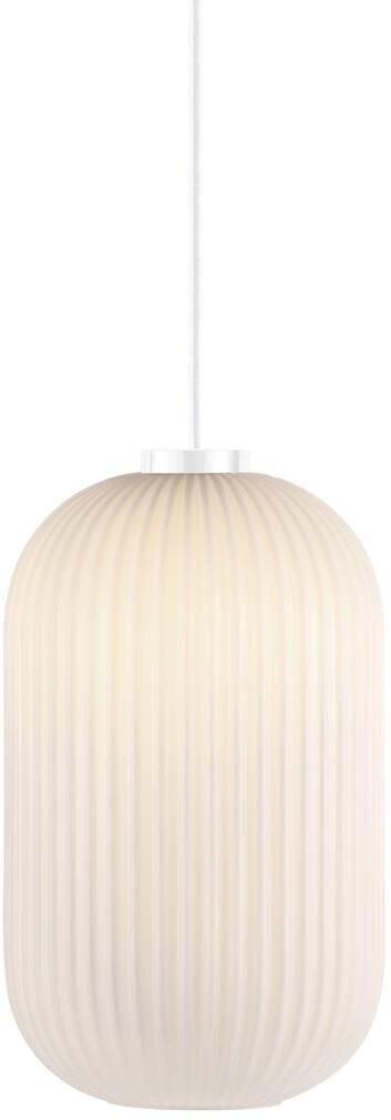 Nordlux Milford závěsné svítidlo 1x40 W bílá-opálová 46573001