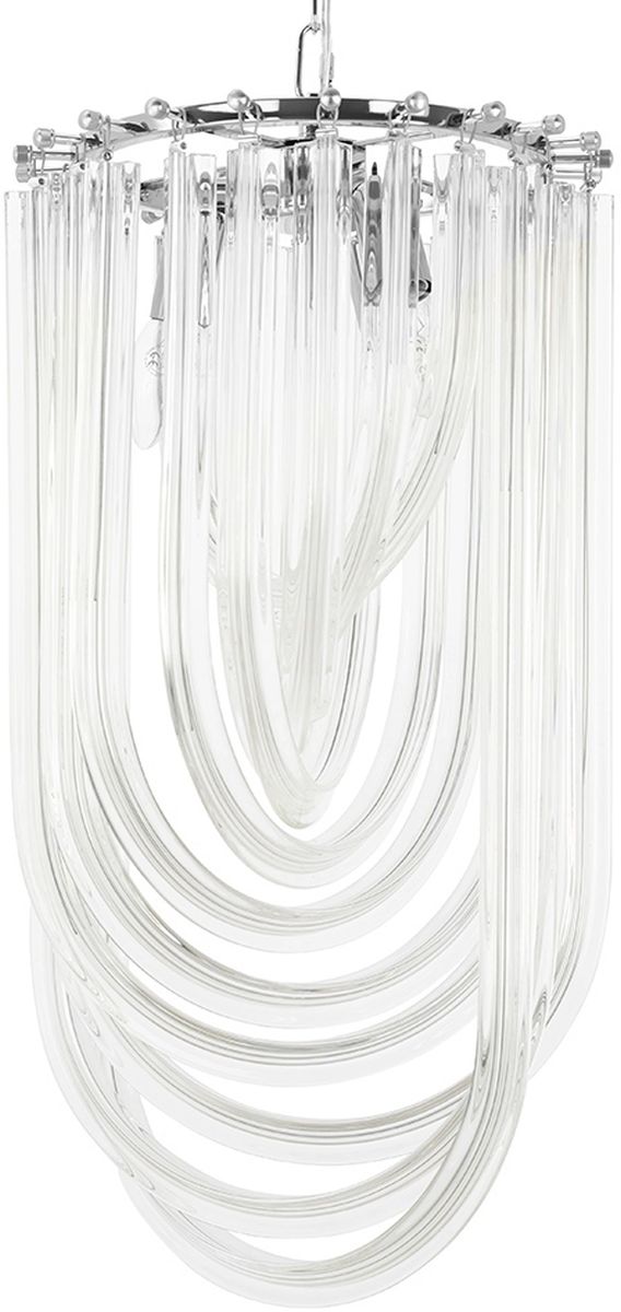 King Home Murano závěsné svítidlo 3x40 W chrom-průhledná JD9607-L.CHROM