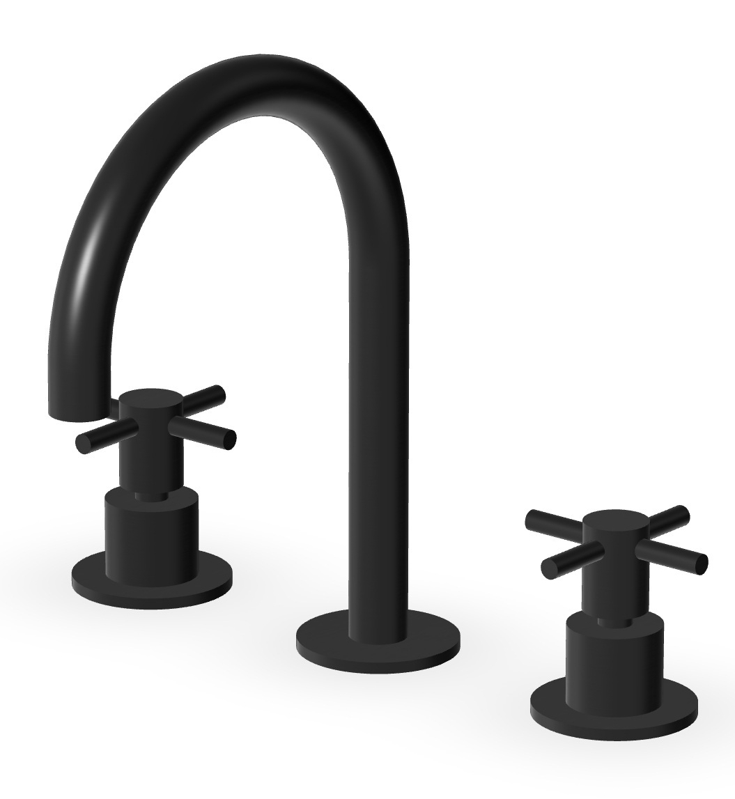 Zucchetti Helm umyvadlová baterie stojící černá ZHM515.XP81