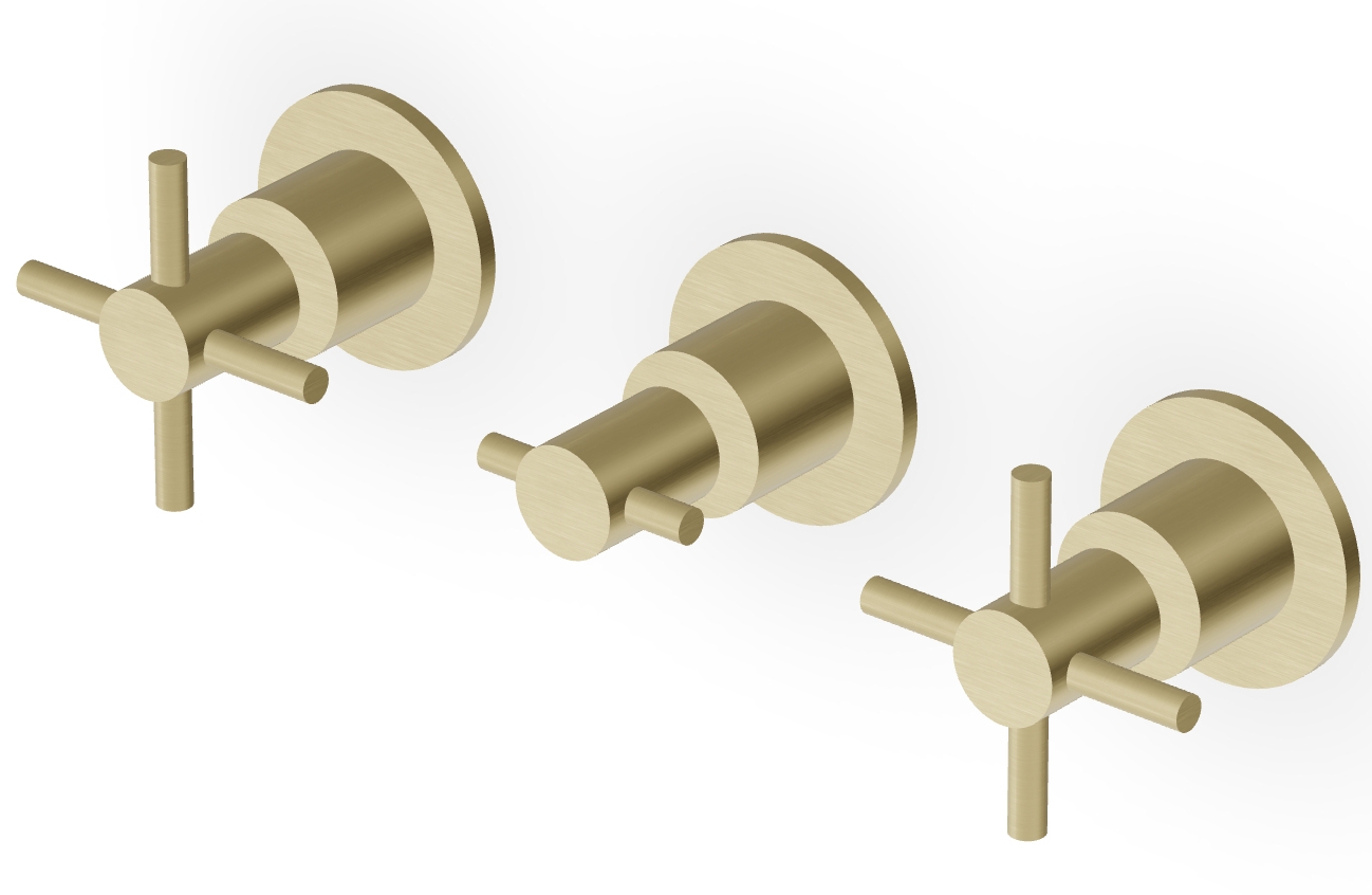 Zucchetti Helm umyvadlová baterie pod omítku zlatá ZHM695.XP31