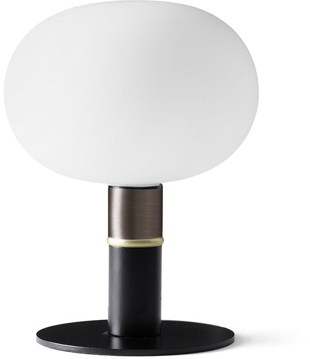 Miloox Mose stolní lampa 1x28 W bílá-černá-mosaz 1744.196