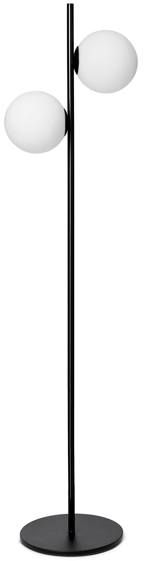 Miloox Jugen Black stojací lampa 2x60 W bílá-černá 1744.206