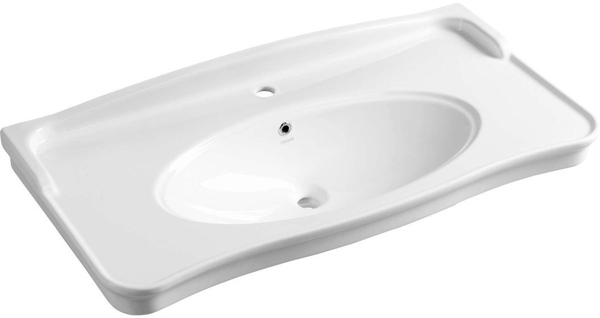 Creavit Antik umyvadlo 100.3x50.1 cm obdélníkový klasický bílá AN100