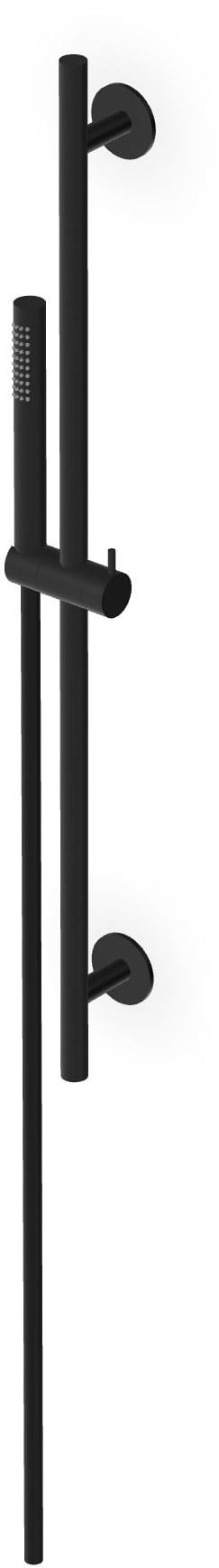 Zucchetti Helm sprchová sada na stěnu černá Z95217.XP81