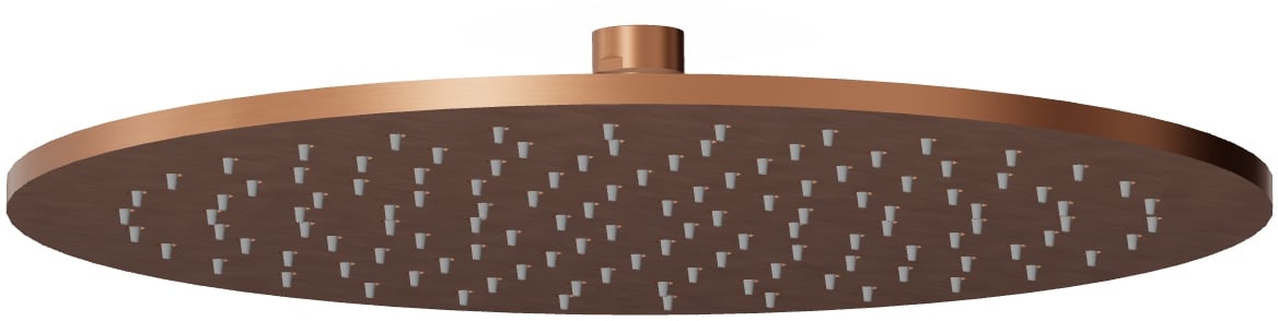 Zucchetti Helm hlavová sprcha 32x32 cm kulatý měděná Z94262.XP91