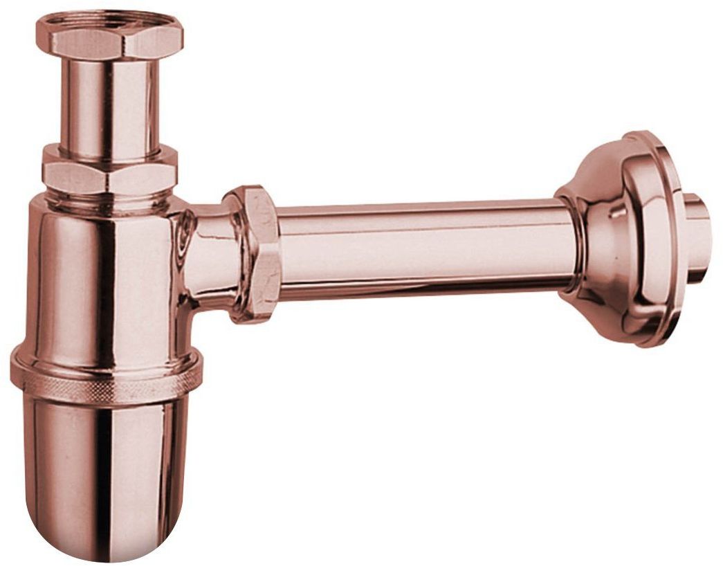 Sapho Antea sifon k umyvadlu lahvová růžové zlato 9597