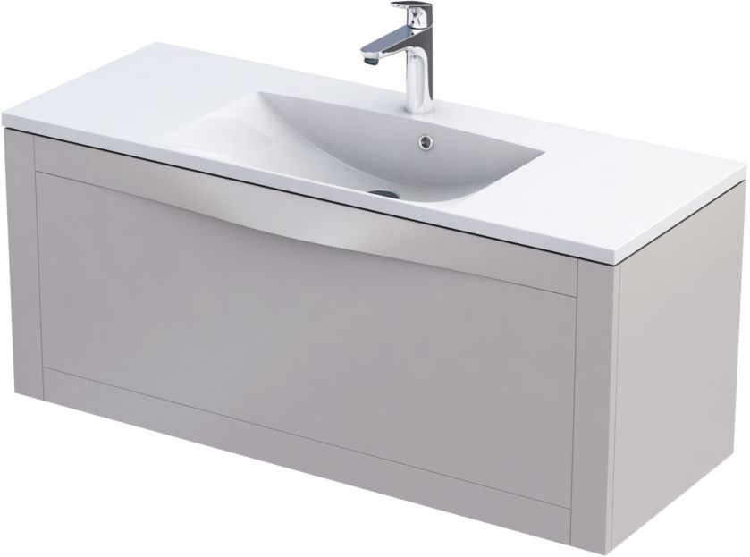 Oristo Skagen skříňka 79.6x45.5x50 cm pod umyvadlo závěsná písková OR49-SD1S-80-10