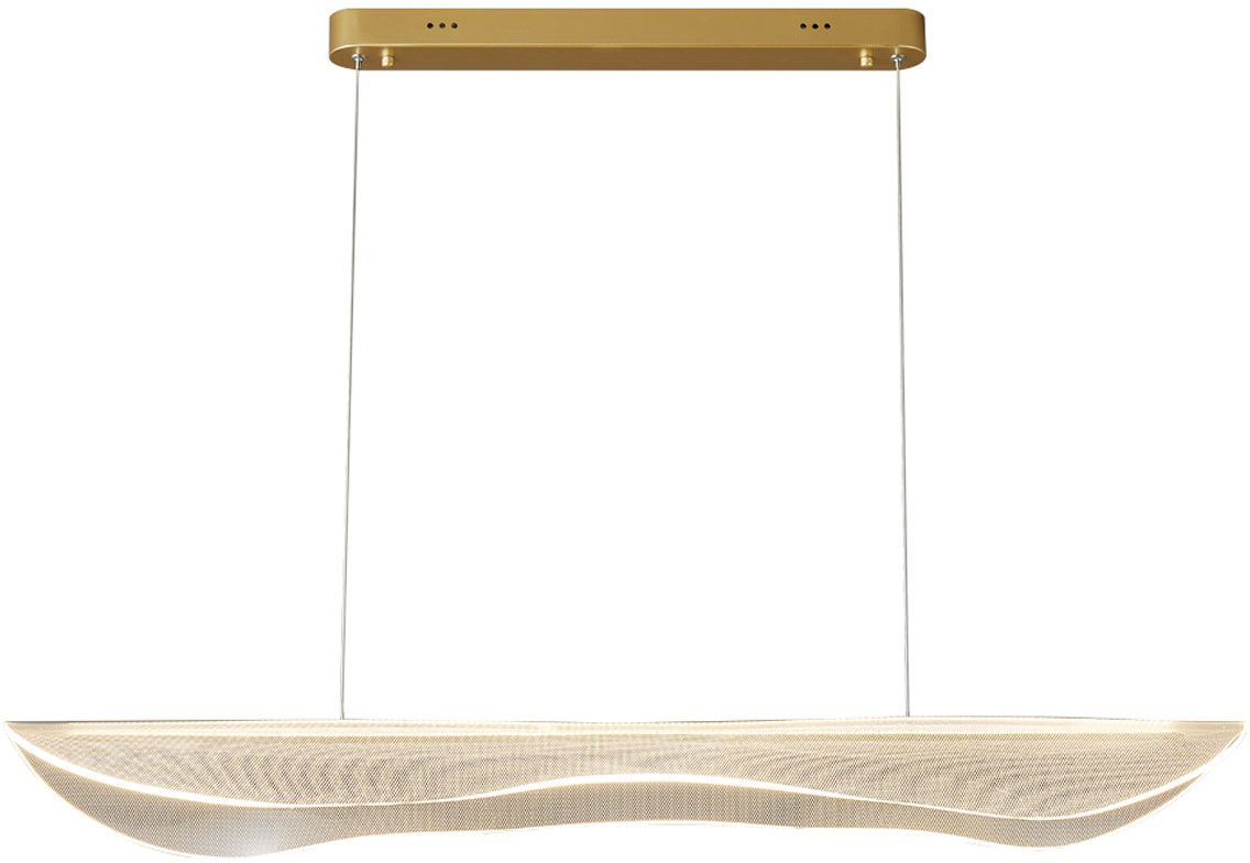 Altavola Design Cortina závěsné svítidlo 1x35 W průhledná LA103/P_120_gold