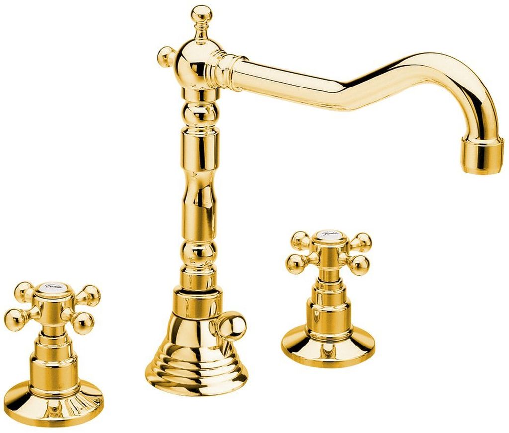 Sapho Antea umyvadlová baterie stojící zlatá 3225ZL