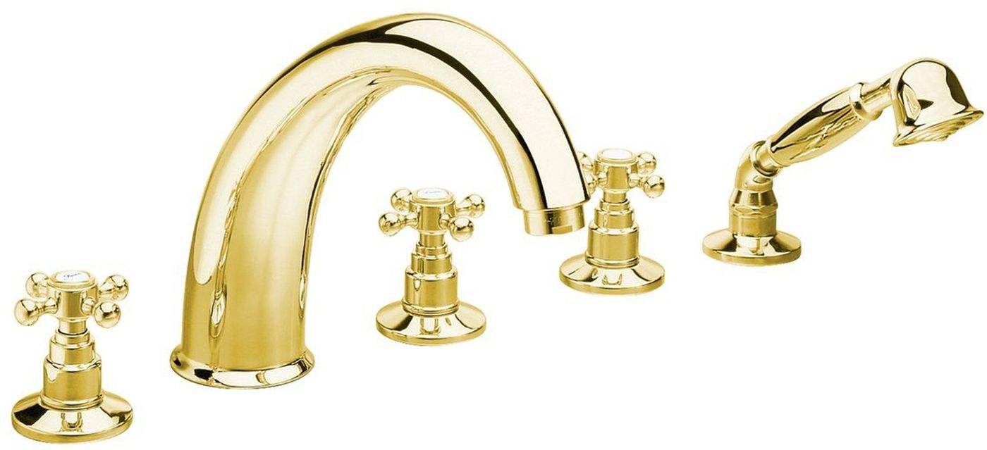 Sapho Antea vanová baterie na vanu zlatá 3315