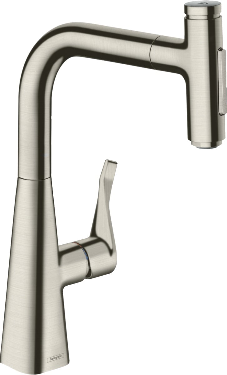 Hansgrohe Metris Select M71 kuchyňská baterie stojící ušlechtilá ocel 73817800