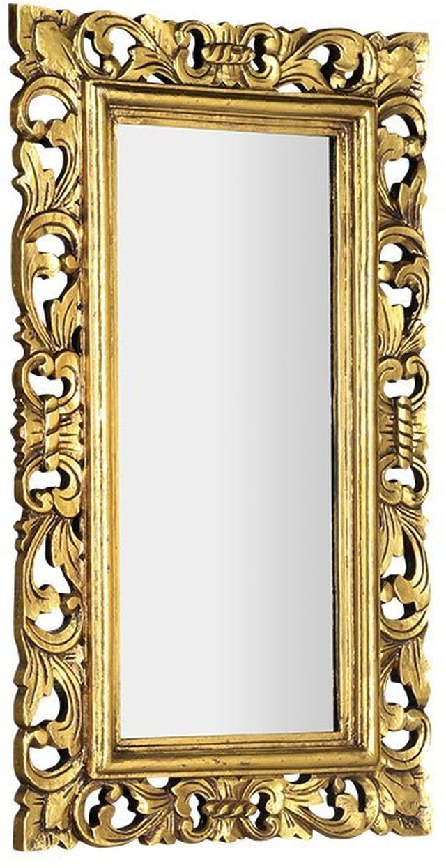 Sapho Samblung zrcadlo 40x70 cm obdélníkový zlatá IN110