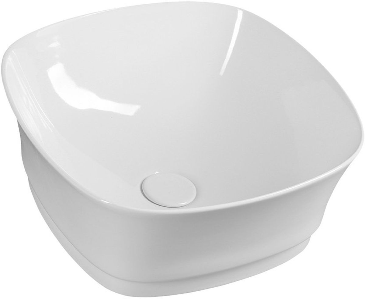 Sapho Idea umyvadlo 42x42 cm čtvercový na pult bílá WH100