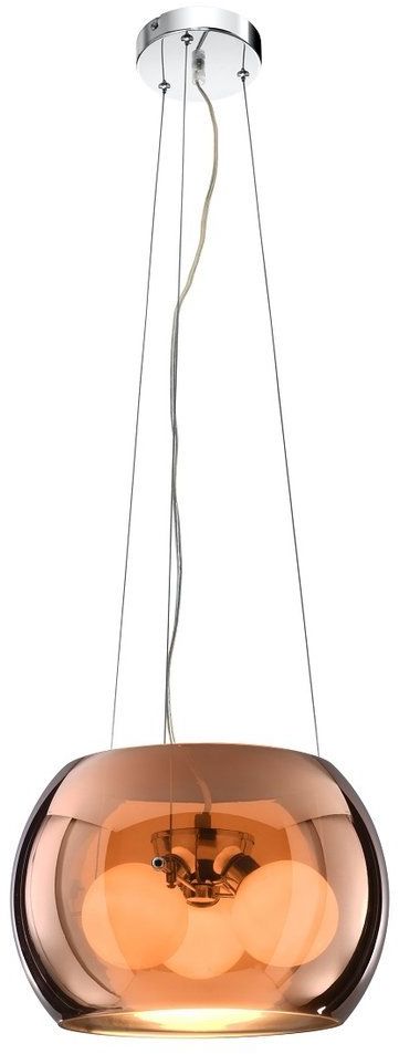 Candellux Gemo závěsné svítidlo 3x40 W měděná 31-25104