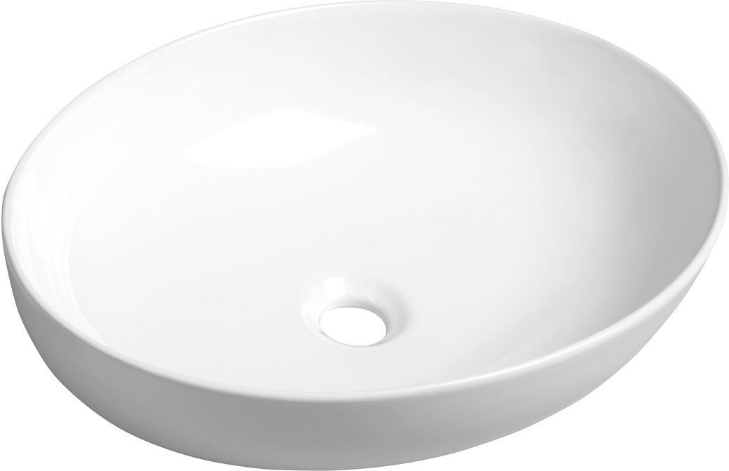 Sapho Ofelie umyvadlo 52x40 cm oválné na pult bílá AR433