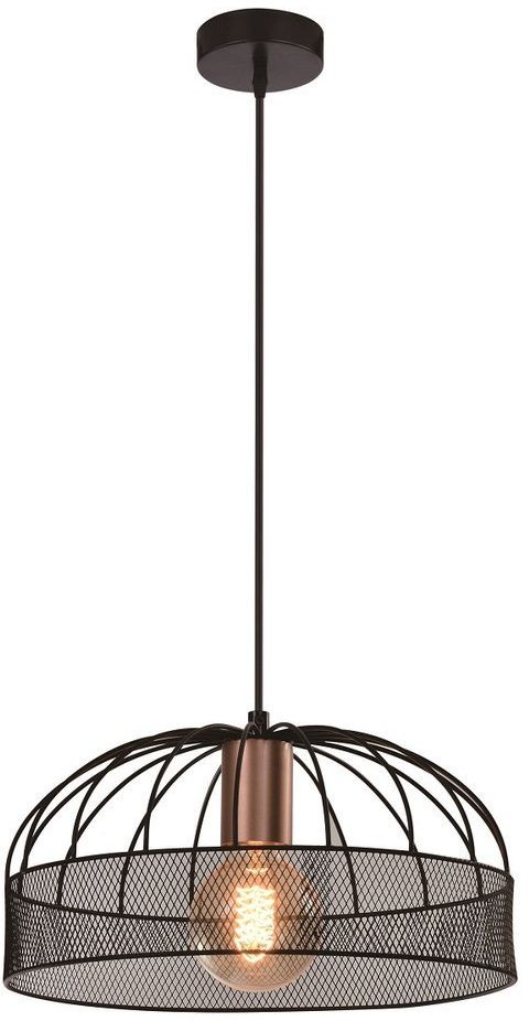 Candellux Levi závěsné svítidlo 1x40 W černá 31-78469