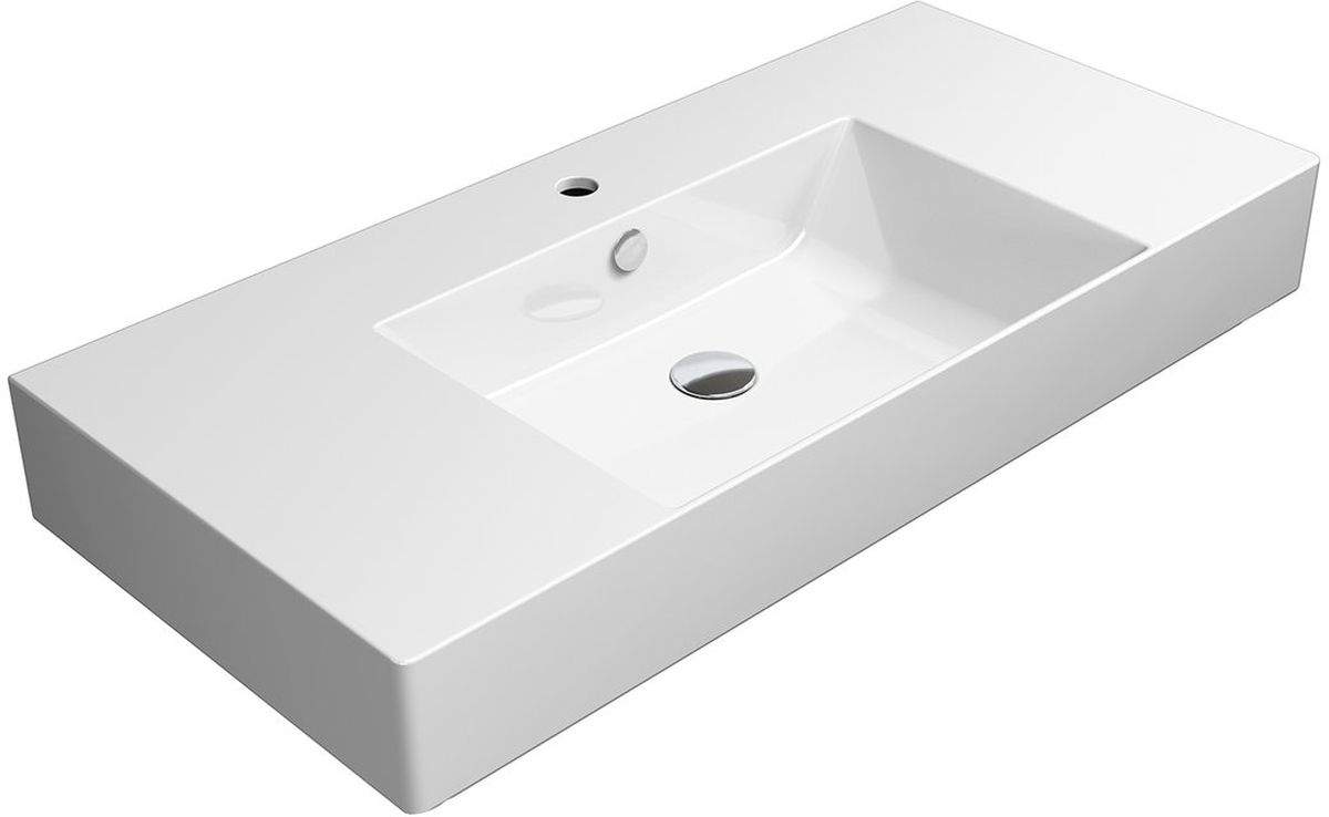 GSI Kube X umyvadlo 100x47 cm obdélníkový klasický bílá 9451111