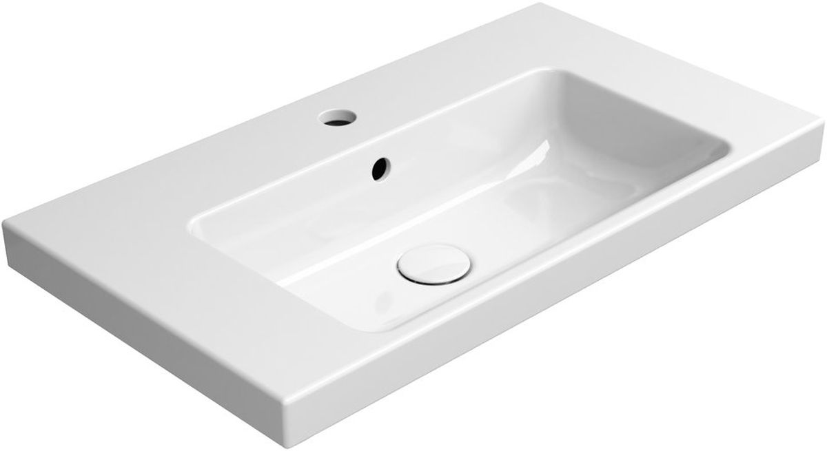 GSI Norm umyvadlo 70x40 cm obdélníkový klasický-nábytkový bílá 8637111