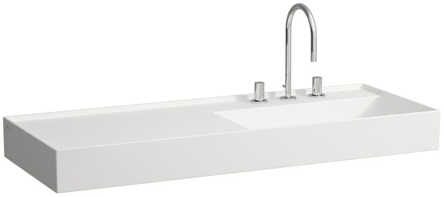 Laufen Kartell umyvadlo 120x46 cm obdélníkový nábytkový bílá lesk H8133330001121