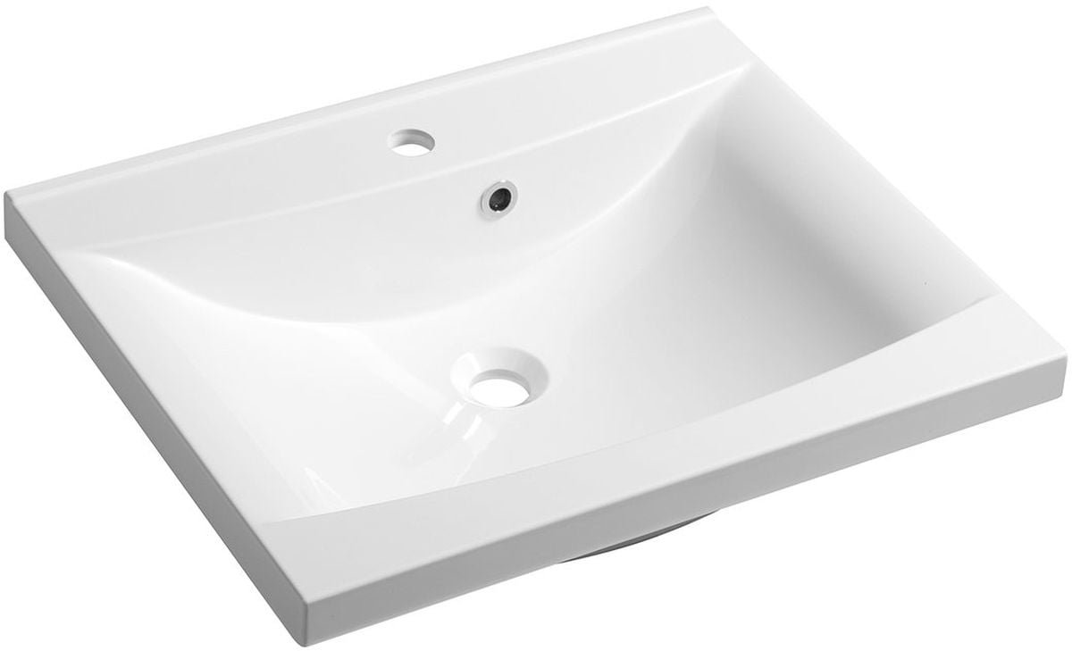 Sapho Luciola umyvadlo 60x48 cm obdélníkový nábytkový bílá 50062