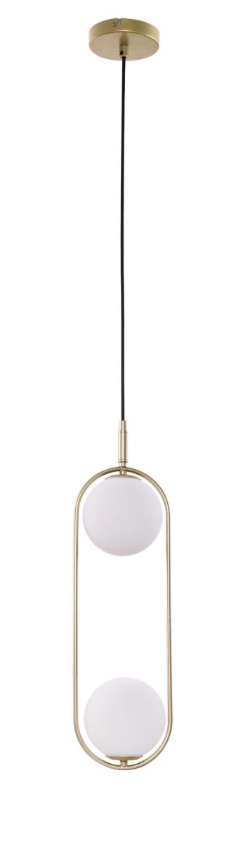 Candellux Cordel závěsné svítidlo 2x28 W bílá 32-73464