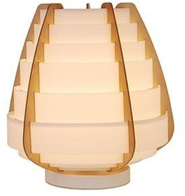 Ledea Nagoja stolní lampa 1x40 W dřevo 50501039
